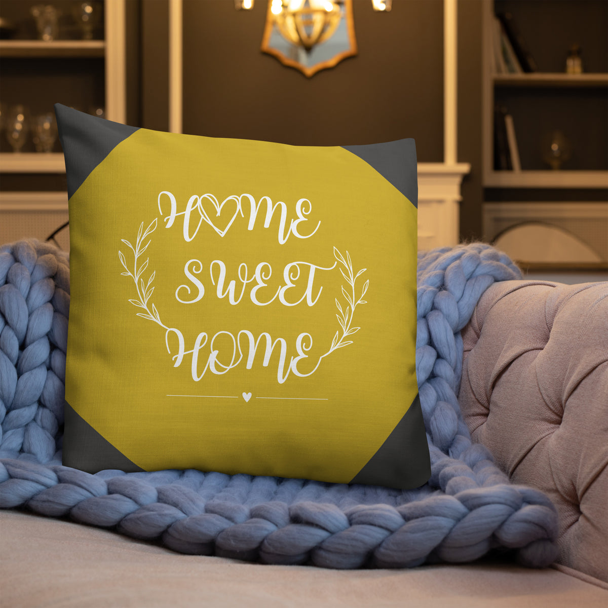 Home Sweet Home - A Cozy Retreat - Default Title - Premium Pilllow