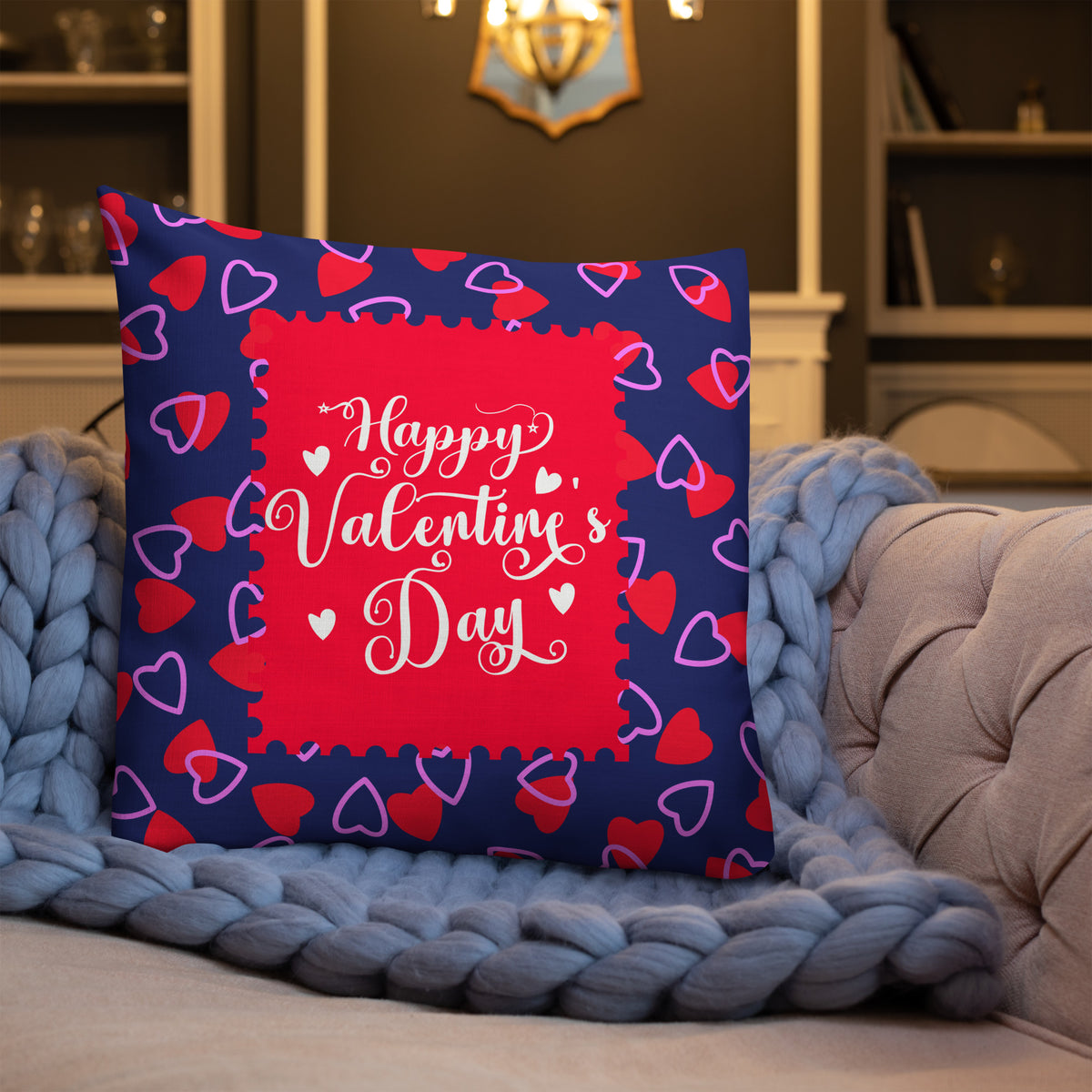 Gift Love Boldly – Valentine’s Premium Pillow - - Pillows