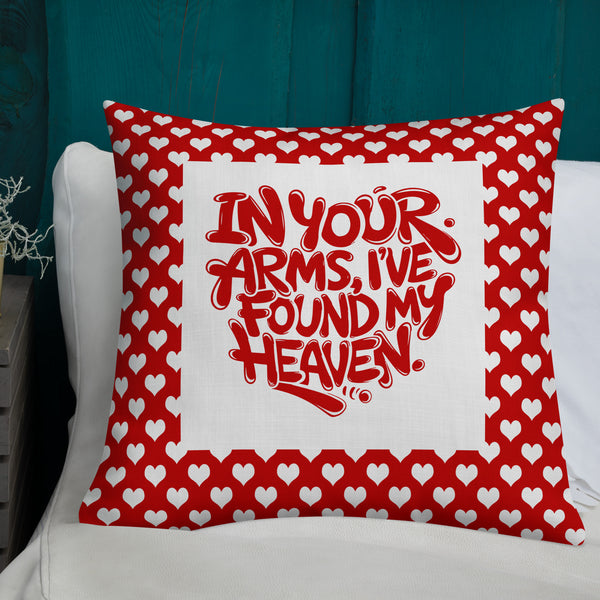 Heartfelt Haven - Valentine's Day Pillow - - Premium Pillows