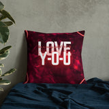 Love in Lights – Premium Valentine Pillow Gift - - Pillows