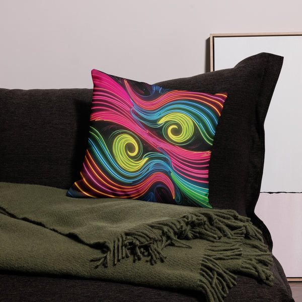 Radiant Spirals - Eye-Catching Pillow Accent - Default Title - Premium Pilllow