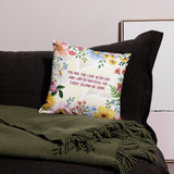 Romantic Bloom - Sentimental Pillow Design - Default Title - Premium Pilllow