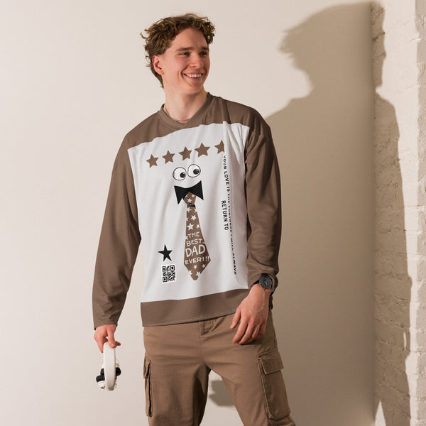 Baseball Dad Hockey Jersey – Gift Him - - Jerseys