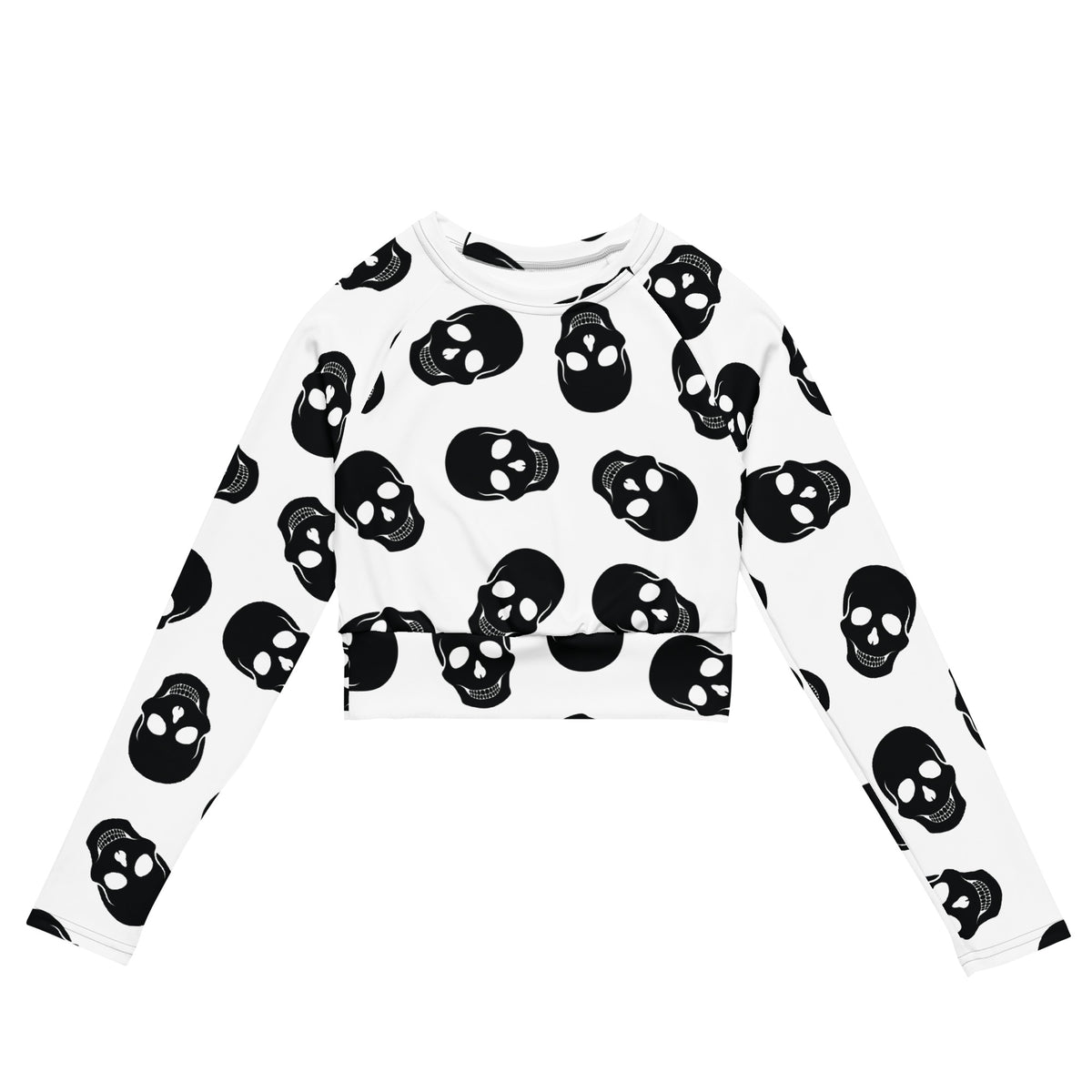 Skull Chic - A Memorable Print for the Fearless - - Crop Top