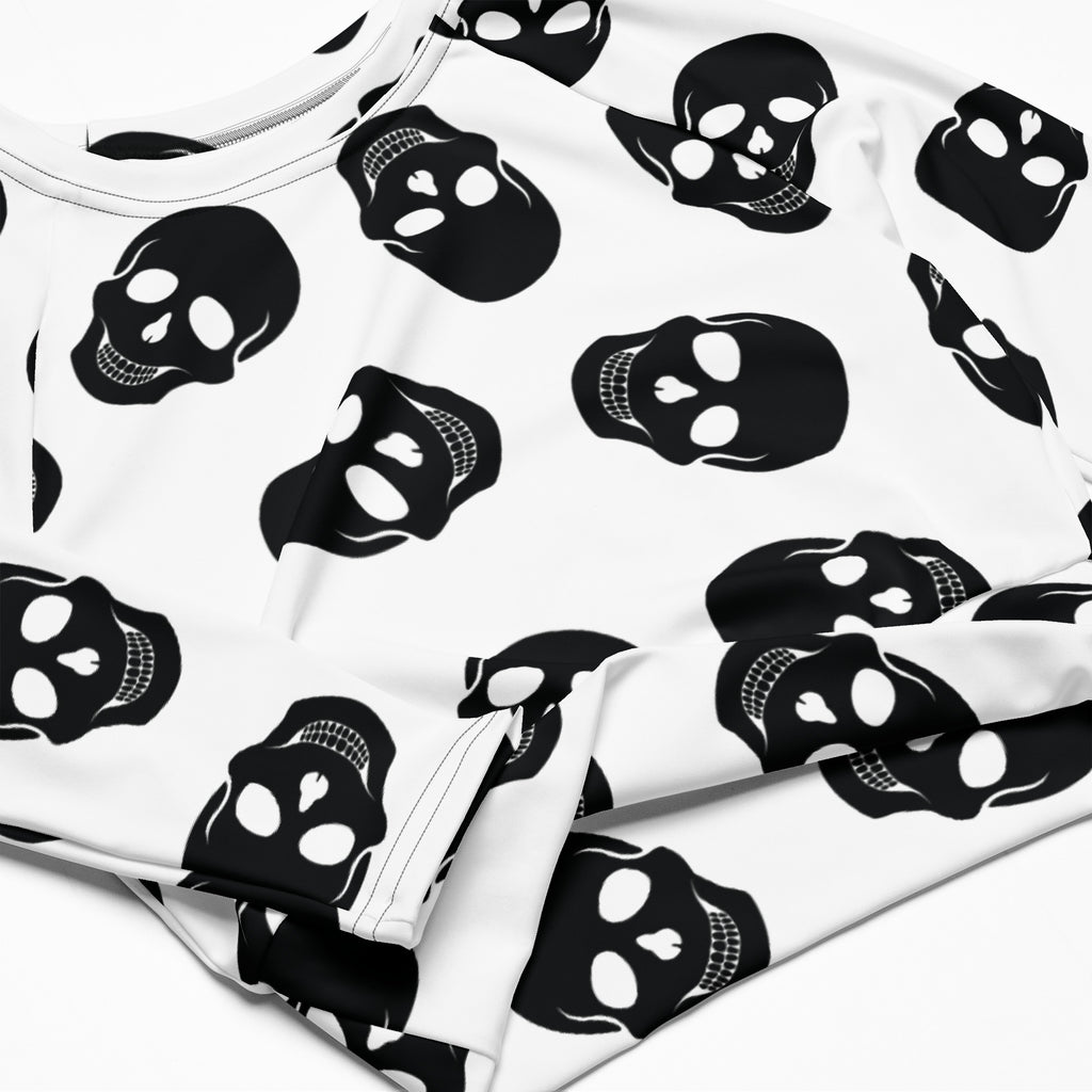 Skull Chic - A Memorable Print for the Fearless - 6XL - Crop Top