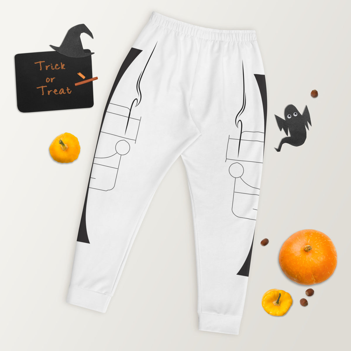 Iconic Comfort - Vintage-Inspired Men’s Joggers - - Legging