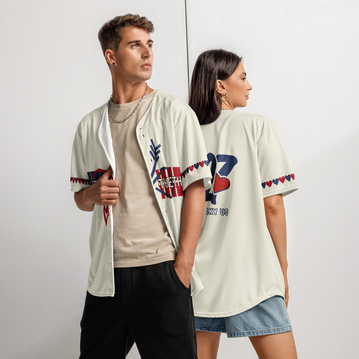 Better Together - Stylish and Sustainable Baseball Jersey - - Jerseys