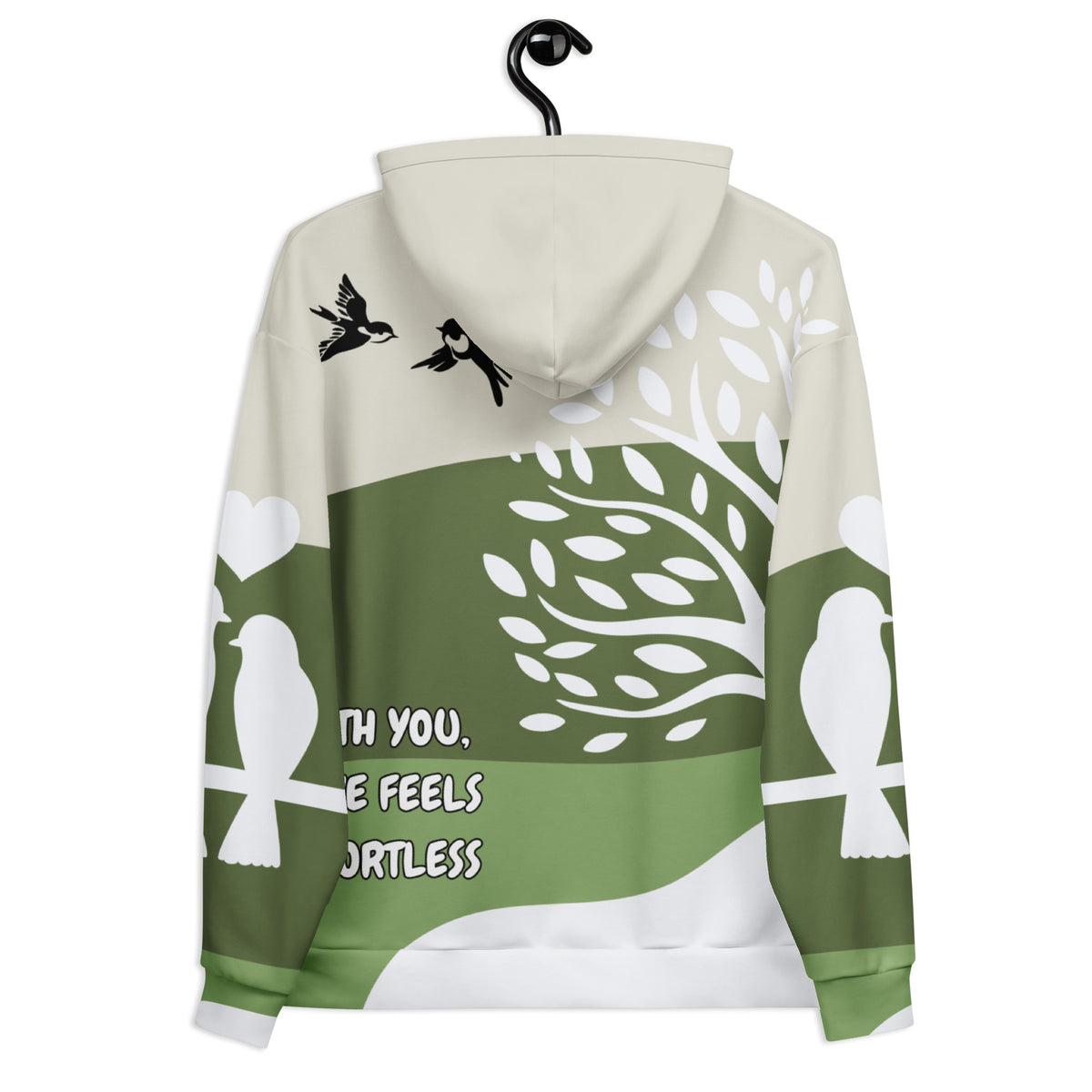 With You, Life Feels Effortless Hoodie - - Hoodie