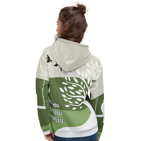 With You, Life Feels Effortless Hoodie - - Hoodie