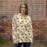 Sweet Hive Harmony - A Cozy, Buzz-Worthy Fashion - - Sweatshirts