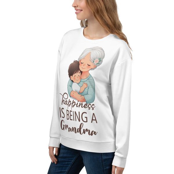 Grandma's Joy - Embracing Happiness - - Sweatshirts