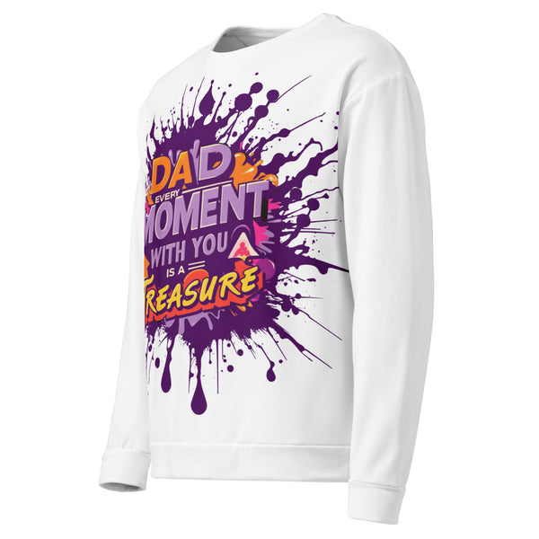 Dad, You’re My Treasure - Vibrant Fatherhood Sweatshirt - - Sweatshirts