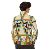 Geometric Charm for Animal Lovers - Unisex Track Jacket - - Jackets