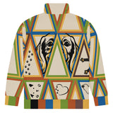 Geometric Charm for Animal Lovers - Unisex Track Jacket - - Jackets