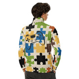 Unisex Puzzle & Play Track Jacket for Gamers - - Jackets