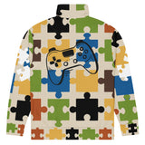 Unisex Puzzle & Play Track Jacket for Gamers - - Jackets