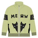 For Cat Enthusiasts - MEOW-Inspired Unisex Track Jacket - - Jackets