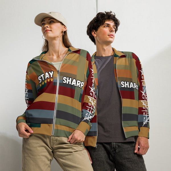 Game On in Style - Stay Sharp Unisex Track Jacket - - Jackets