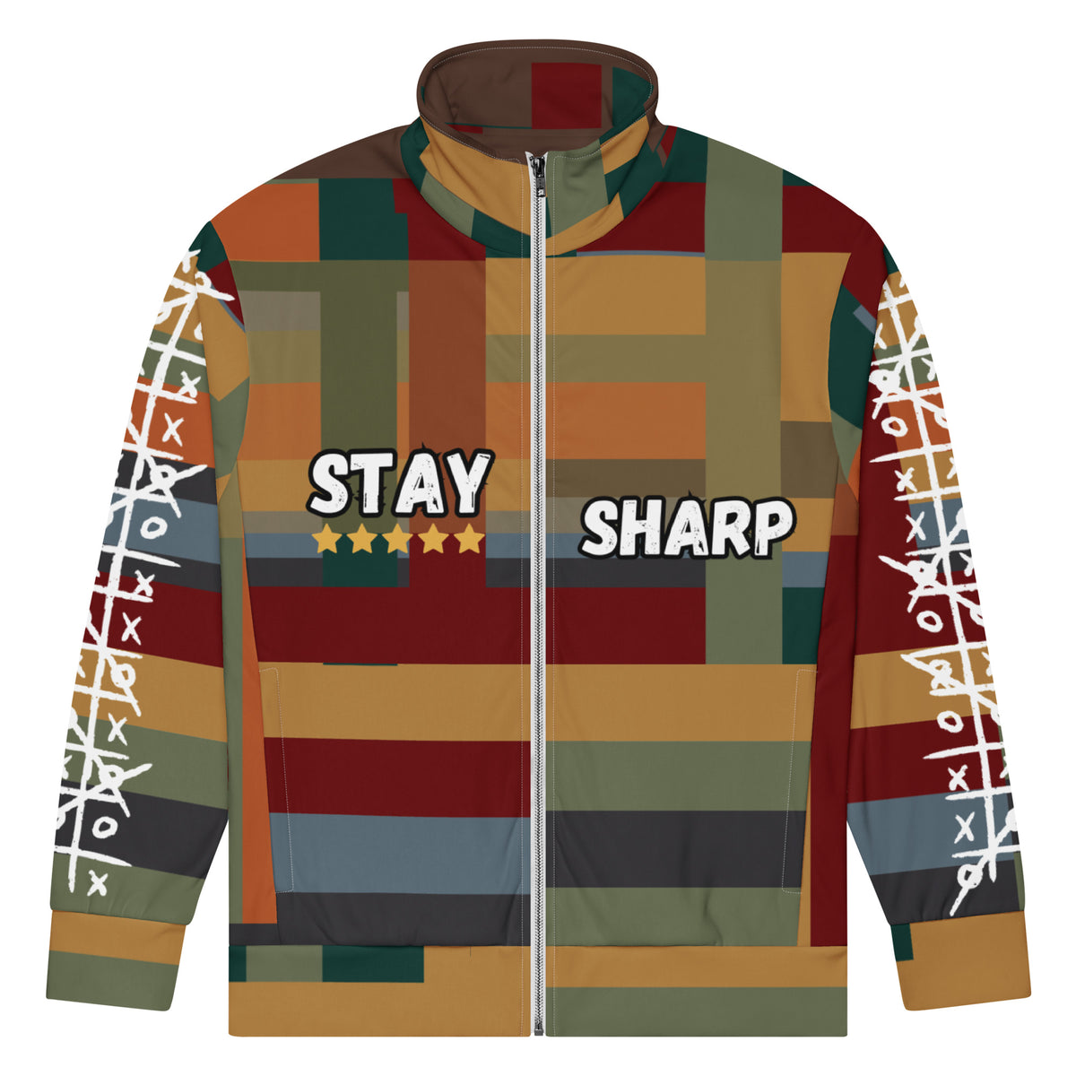 Game On in Style - Stay Sharp Unisex Track Jacket - - Jackets