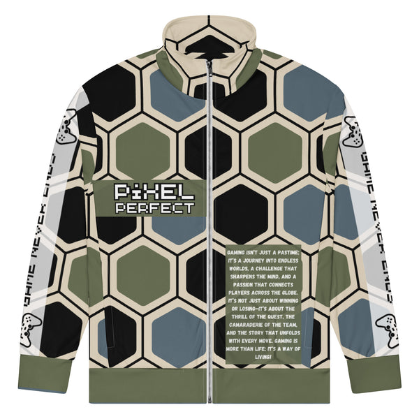 Pixel Perfect - Unisex Track Jacket for Gamers - - Jackets