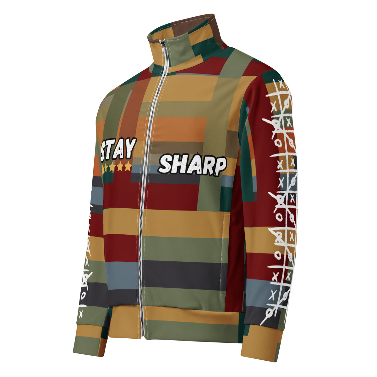 Game On in Style - Stay Sharp Unisex Track Jacket - - Jackets