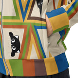 Geometric Charm for Animal Lovers - Unisex Track Jacket - - Jackets