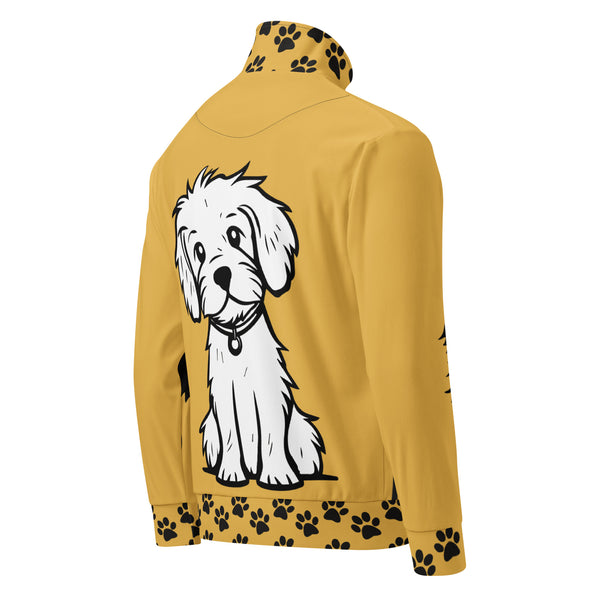 Celebrate Pet Love - Unisex Mustard Track Jacket - - Jackets