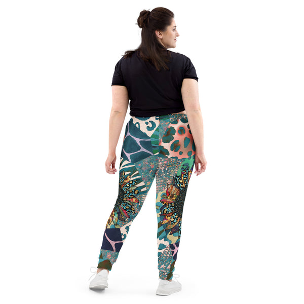 Wild Harmony - Sunflower Patchwork Joggers - - Joggers