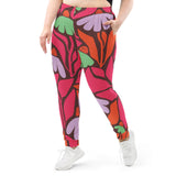 Bloom & Blossom - Artistic Floral Joggers - - Joggers