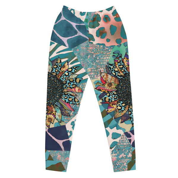 Wild Harmony - Sunflower Patchwork Joggers - - Joggers