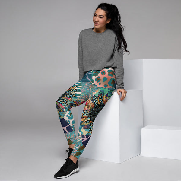 Wild Harmony - Sunflower Patchwork Joggers - - Joggers