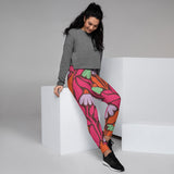 Bloom & Blossom - Artistic Floral Joggers - 3XL - Joggers