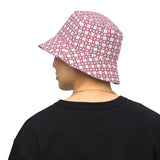 Bloom into Memories - Flower Pattern Reversible Bucket Hat - - Hats