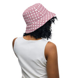 Bloom into Memories - Flower Pattern Reversible Bucket Hat - - Hats