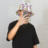 Sweet Memories Ahead - Watermelon Slice Reversible Bucket Hat - - Reversible Bucket Hat