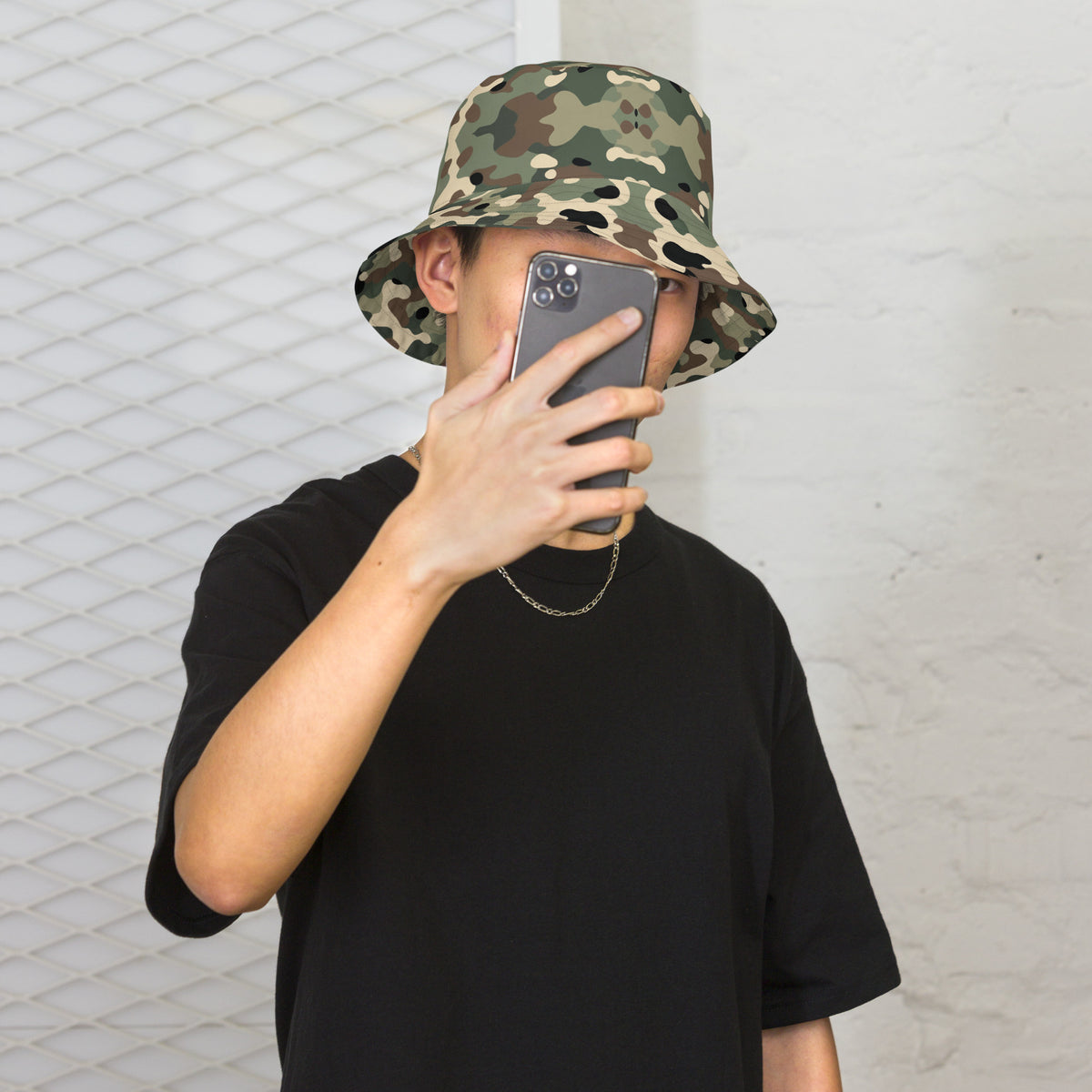 Rugged Style - All-Over Print Camouflage Bucket Hat - - Hats