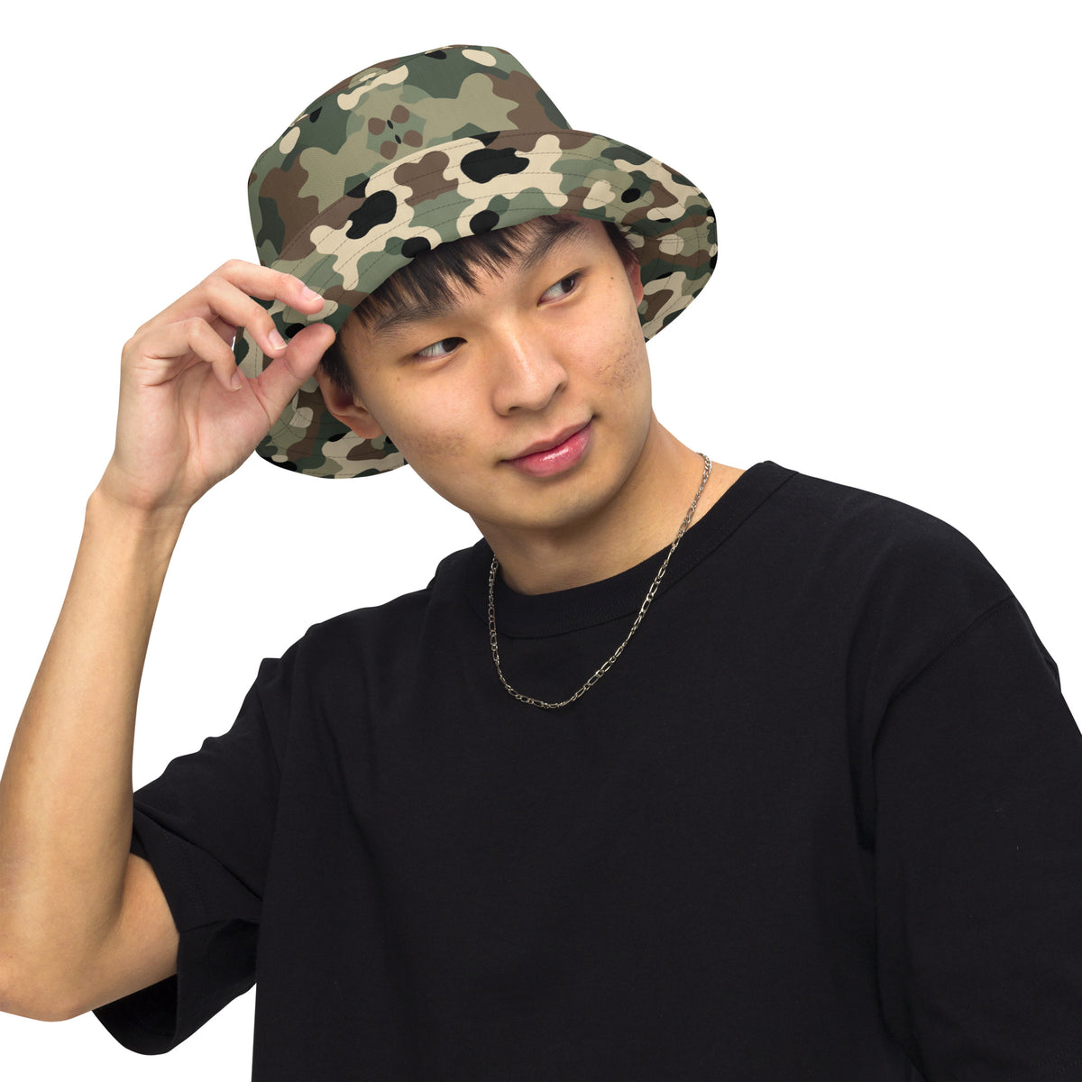 Rugged Style - All-Over Print Camouflage Bucket Hat - - Hats