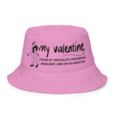 Infinite Love - Valentine’s Reversible Bucket Hat for Her - L XL - Bucket Hat