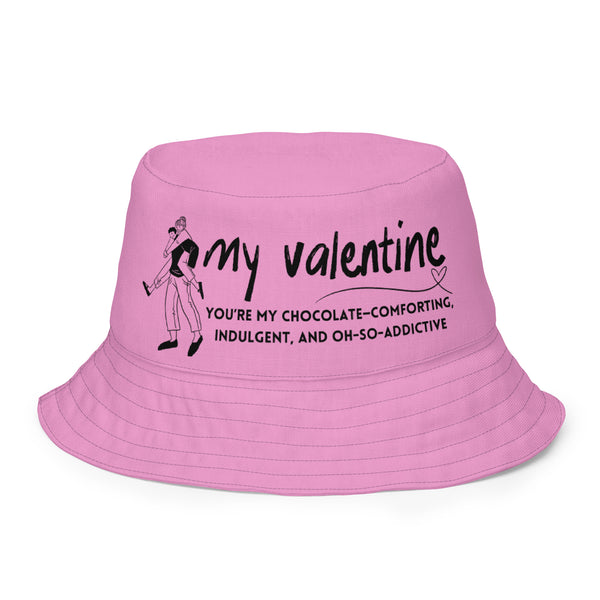 Infinite Love - Valentine’s Reversible Bucket Hat for Her - L XL - Bucket Hat