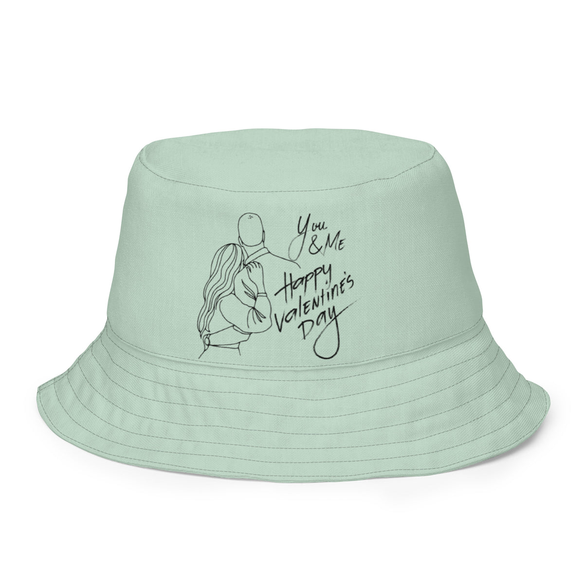 Celebrate Love with a Minimalist Valentine’s Hat - L XL - Bucket Hat