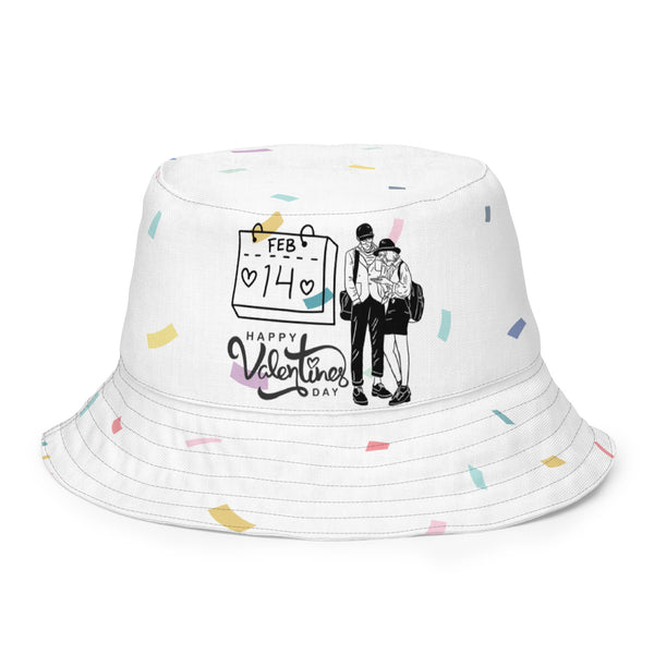 Celebrate Love with a Timeless Valentine’s Day Bucket Hat - L XL - Bucket Hat