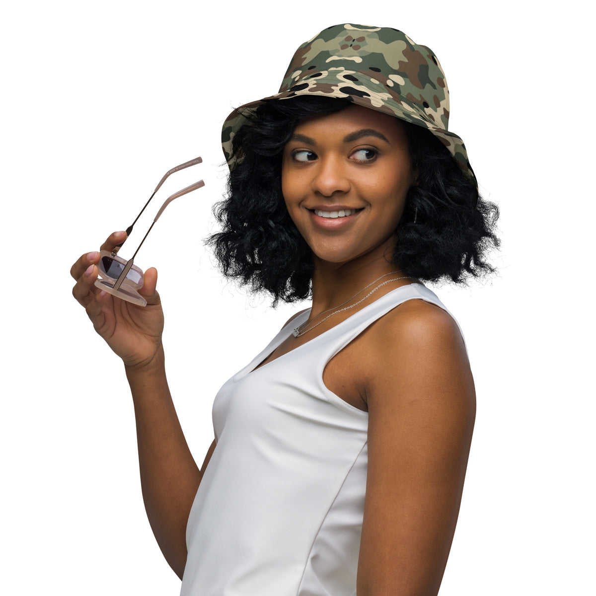 Rugged Style - All-Over Print Camouflage Bucket Hat - - Hats