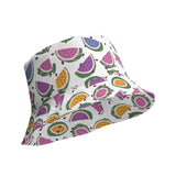 Sweet Memories Ahead - Watermelon Slice Reversible Bucket Hat - - Reversible Bucket Hat