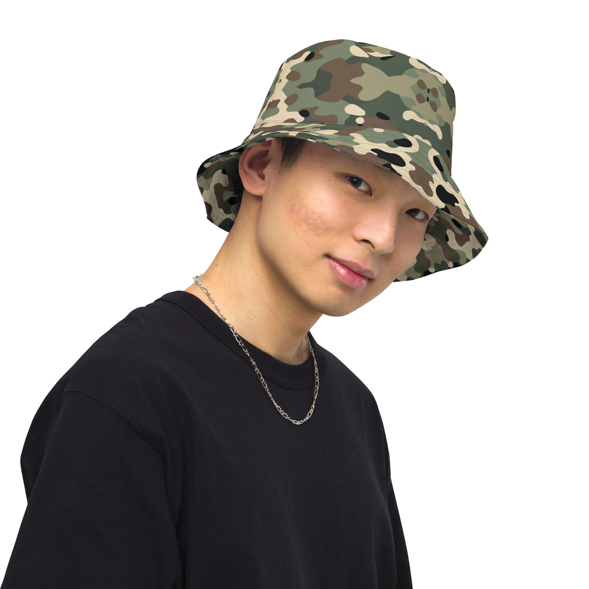 Rugged Style - All-Over Print Camouflage Bucket Hat - - Hats