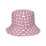 Bloom into Memories - Flower Pattern Reversible Bucket Hat - - Hats