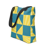 Geometric Memories Tote Bag - - Tote Bags