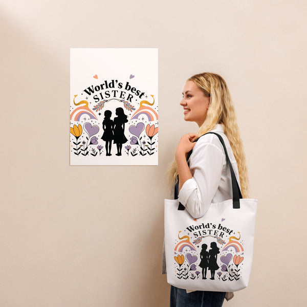 A Magical Bond - Tote Bag for the World’s Best Sister - - Tote Bags