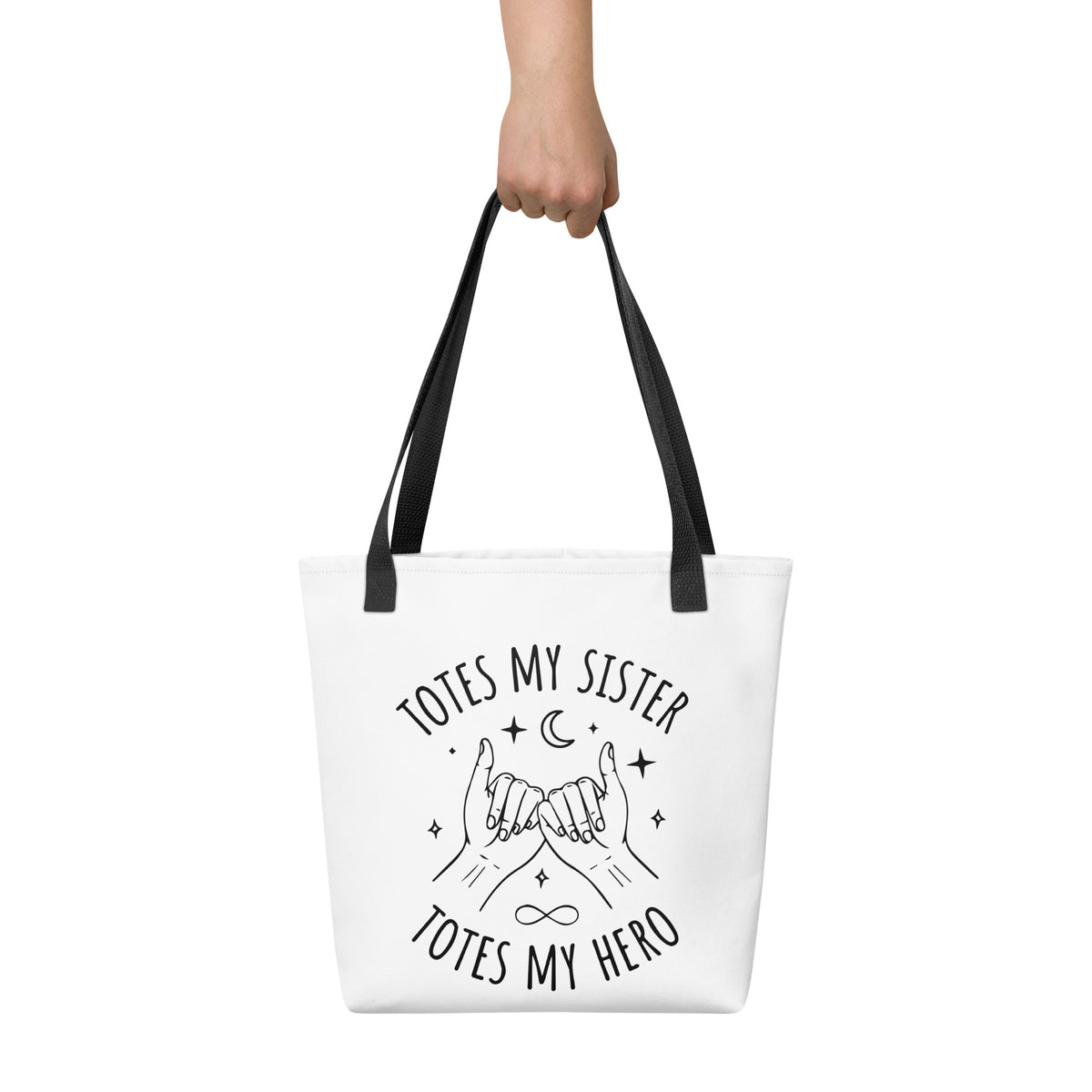 Playful Vibes - Tote Bag Designed for Sisters - - Tote Bags