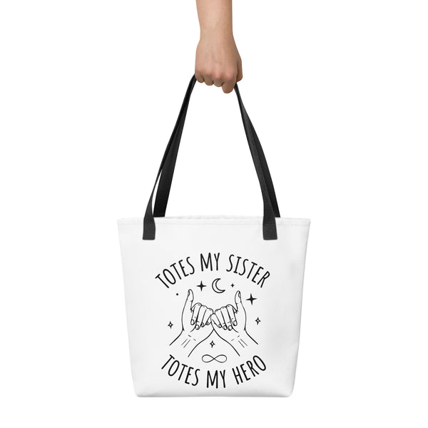 Playful Vibes - Tote Bag Designed for Sisters - - Tote Bags