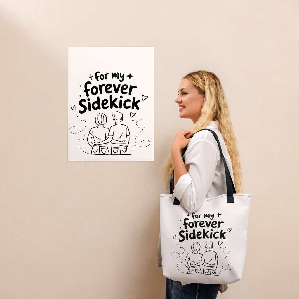 A Timeless Gift for Your Sister - Family-Inspired Tote Bag - - Tote Bags